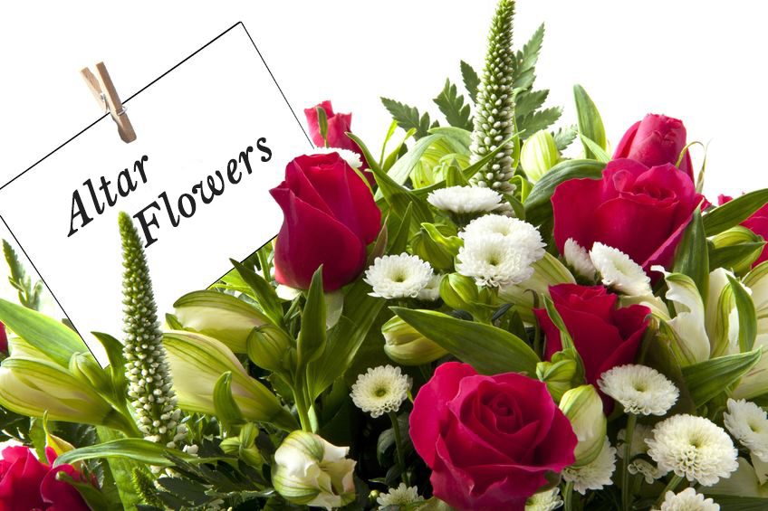 Altar Flowers Dedication